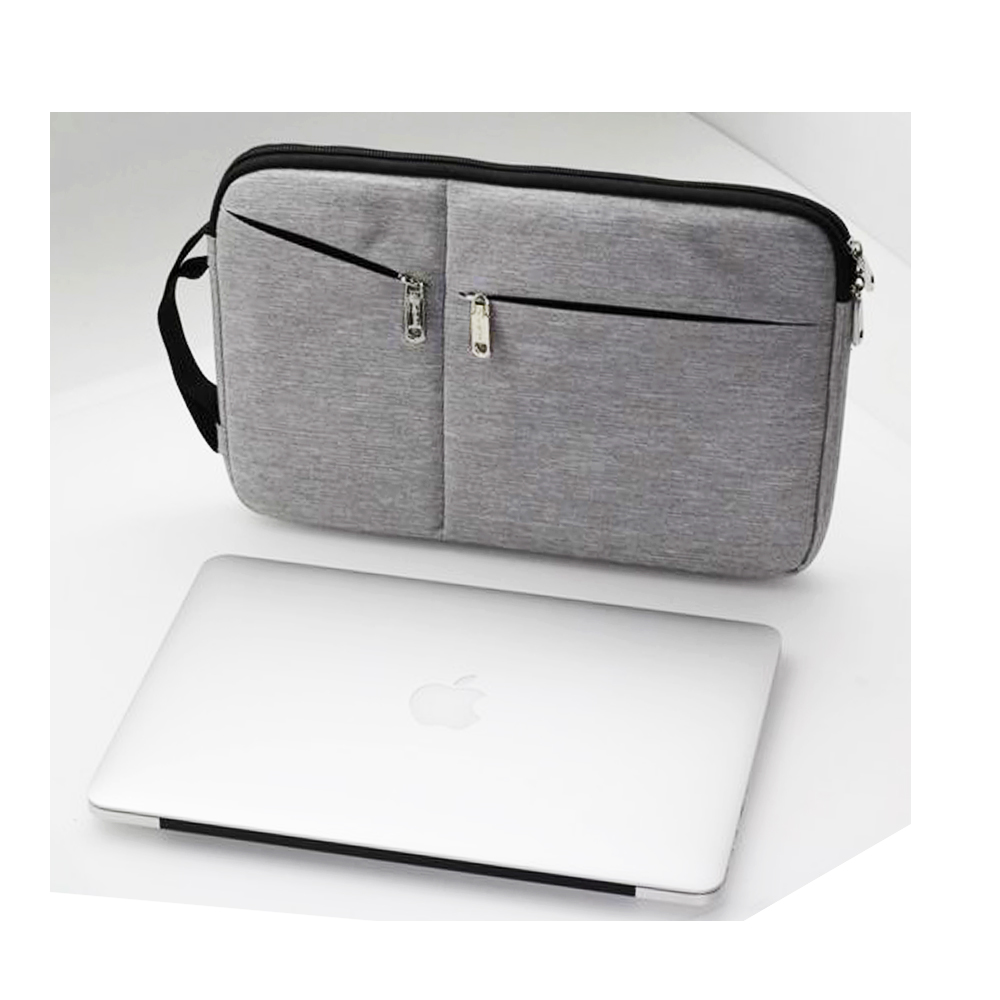 15.6 inch Laptop Sleeve Case Messenger Bag Waterproof Shockproof Shoulder Bag Briefcase Handles Strap MacBook Air/Pro portable laptop bag